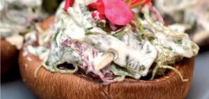 Receta de shiitake con ensaladilla rusa de algas