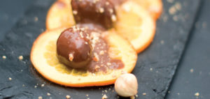 Gnocchi dolci con crema caliente de cacao y avellanas