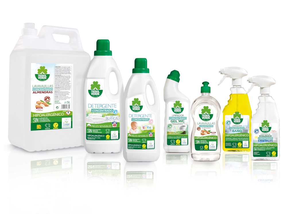 TRÉBOL VERDE: primera empresa europea en obtener los tres principales certificados ecológicos para productos de limpieza
