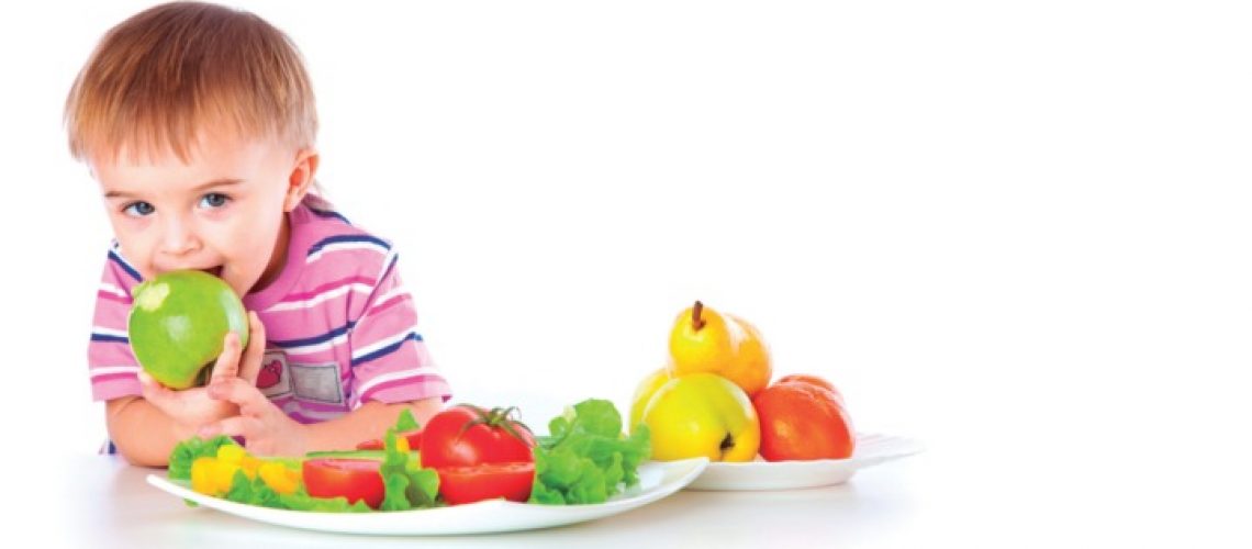 frutas y verduras en la alimentación infantil